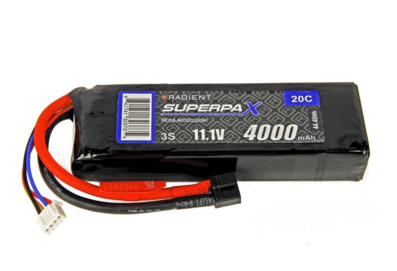 LiPo Batteries 3S 4000mAh 11.1V 20C HCT