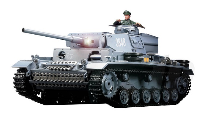 Panzer III Tank Heng Long (6mm Shooter) (3848) - Πατήστε στην εικόνα για να κλείσει