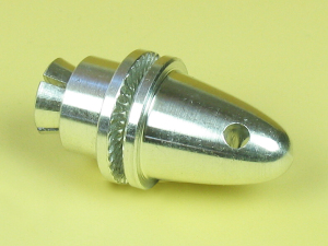MED COLLET PROP ADAPTOR WITH SPINNER (4mm)