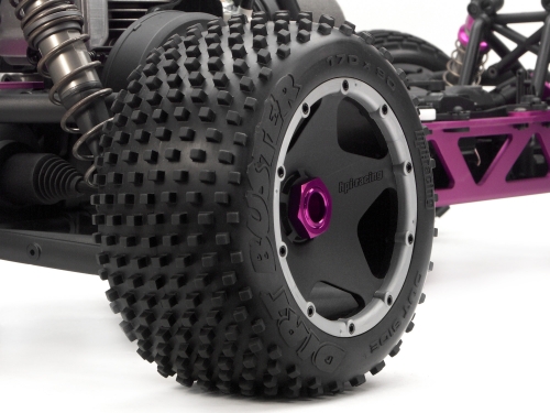 DIRT BUSTER BLOCK TIRE S COMPOUND on BLACK WHEEL - 4737