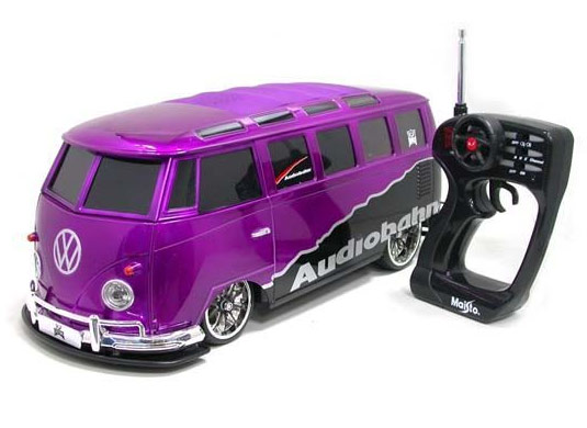 RC Model VW Samba Van with speaker/connector for MP3 player