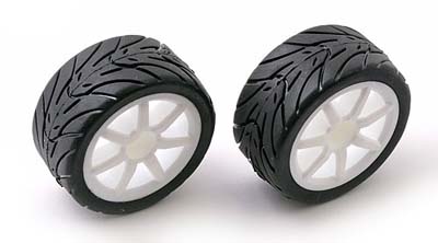 Associated RC18 R Pre Mounted Wheels/tyres