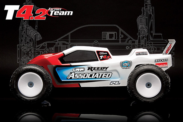 Team Associated RC10T4.2 Factory Team 1:10 Scale 2WD Electric Of