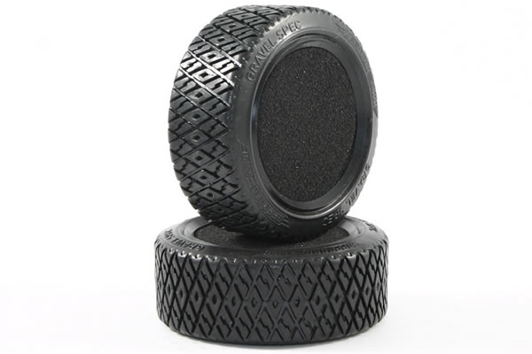Carisma Gravel Spec 1/10 Rubber Tyres (2)