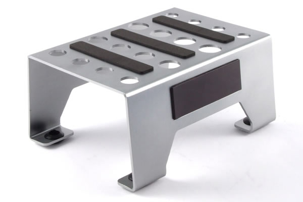 Fastrax Aluminium Pit Stand with Magnetic Strip - Ασημί
