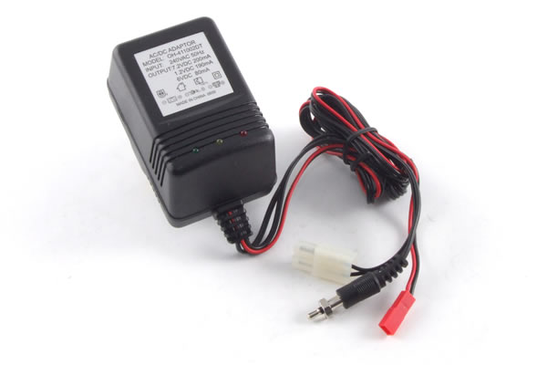 Fastrax 3-in-1 AC/DC RX, 7.2v & GLOW CHARGER 200mA OUTPUT