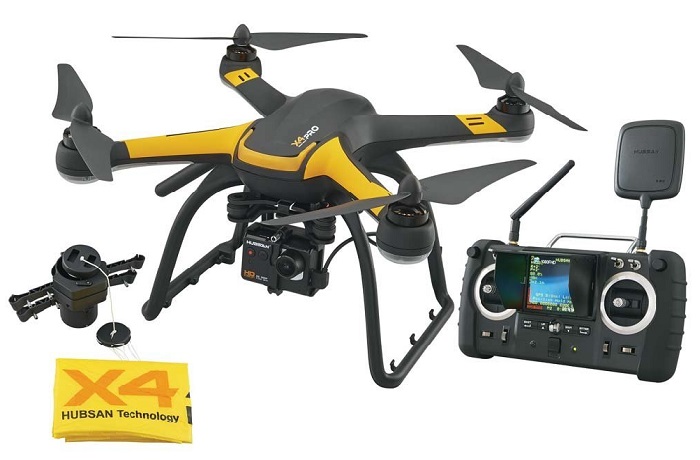 Hubsan X4 PRO FPV RTF 1080P With Parachute and Gimbal for Camera