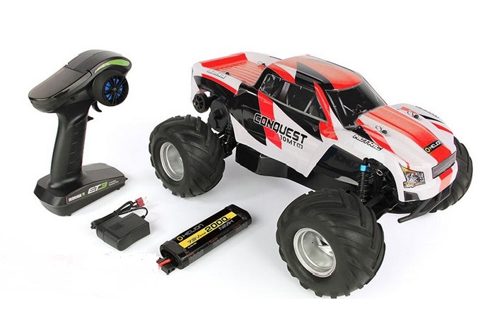 Conquest 10MT 1/10 Brushed RC Monster Truck - Πατήστε στην εικόνα για να κλείσει