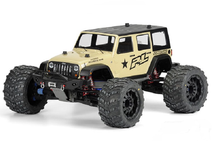 PROLINE JEEP WRANGLER RUBICON UNLIMITED CLEAR BODY FOR TRAXXAS -
