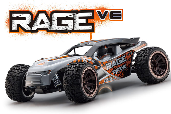 1/10 EP 4WD r/s Truck RAGE VE - KYOSHO