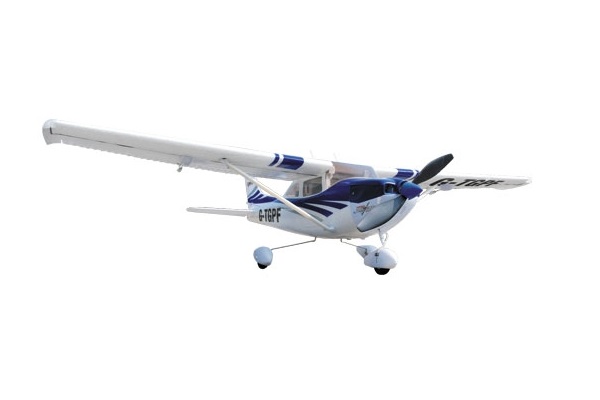 Top Gun Park Flite Cessna 182 Blue RTF Trainer RC Airplane - Πατήστε στην εικόνα για να κλείσει
