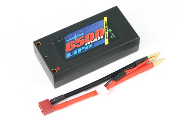 Voltz 6500mAh 3.7v 50C Hard Case 1S LiPo Stick Battery