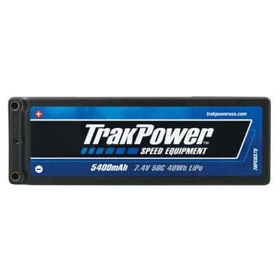 TrakPower LiPo 2S 7.4V 5400mAh 50C Hard Case 4mm