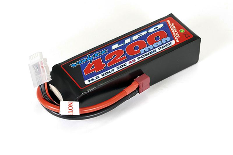 VOLTZ 4200mah 14.8V 30C 4S Lipo Battery