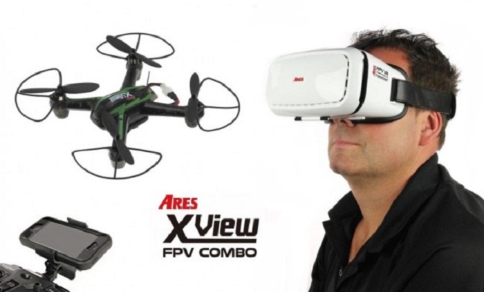 XView Wifi Drone with VR Headset - FPV Goggles - Πατήστε στην εικόνα για να κλείσει