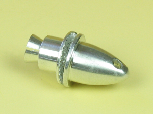SMALL COLLET PROP ADAPTOR WITH SPINNER (3mm)