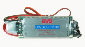 GWS 110A BRUSHLESS ESC - Πατήστε στην εικόνα για να κλείσει