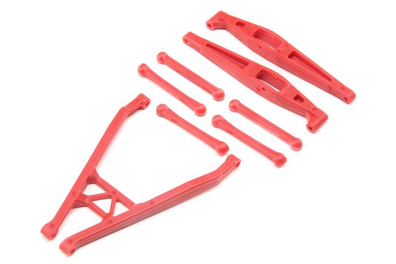 Axial Rear Axle Link Set, Red: Yeti Jr