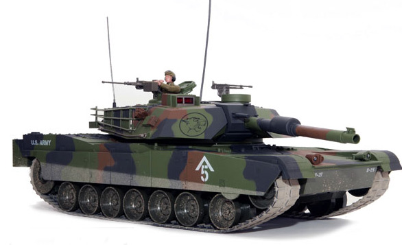 M1 Abrams RC Battle Tank - Forest Camouflage - Πατήστε στην εικόνα για να κλείσει