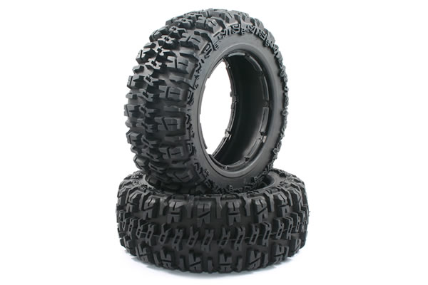 Fastrax Baja Block Front Tyres for the Hpi Baja 5T (2)