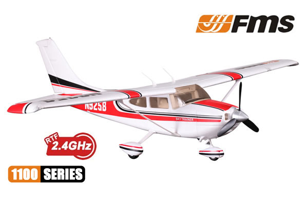 FMS Cessna 182 1100 Series RTF Electric Aircraft with 2.4ghz Rad