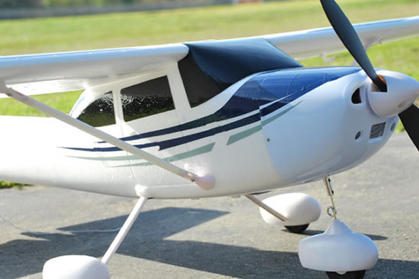 Cessna 182 RTF - Blue,Electric Foam RC Aircraft, Brushless Motor