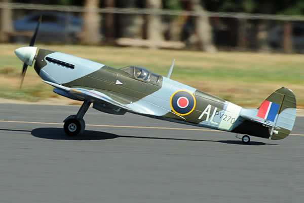 FMS WWII Spitfire, Electric ARTF RC Aircraft (Retract Landing Ge