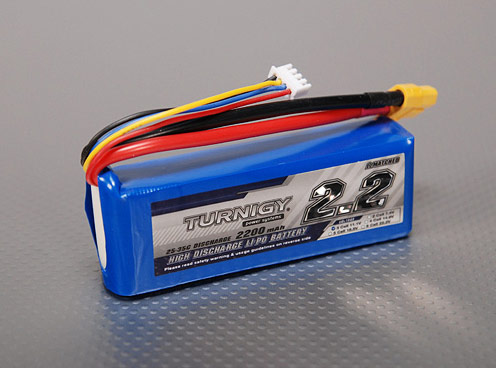 Turnigy 2200mAh 3S 25C Lipo Pack Battery