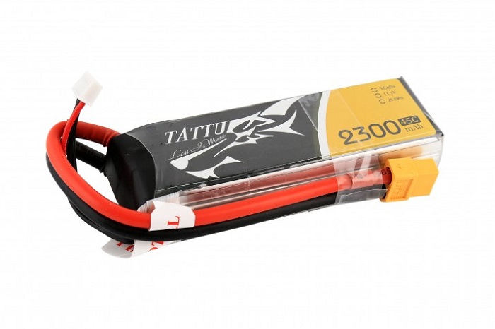 TATTU 2300mAh 11.1V 45C 3S1P Lipo Battery Pack