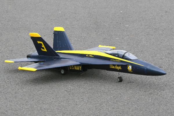 Top Gun F/A-18C Hornet Blue Angels 70mm Electric ARTF Jet RC