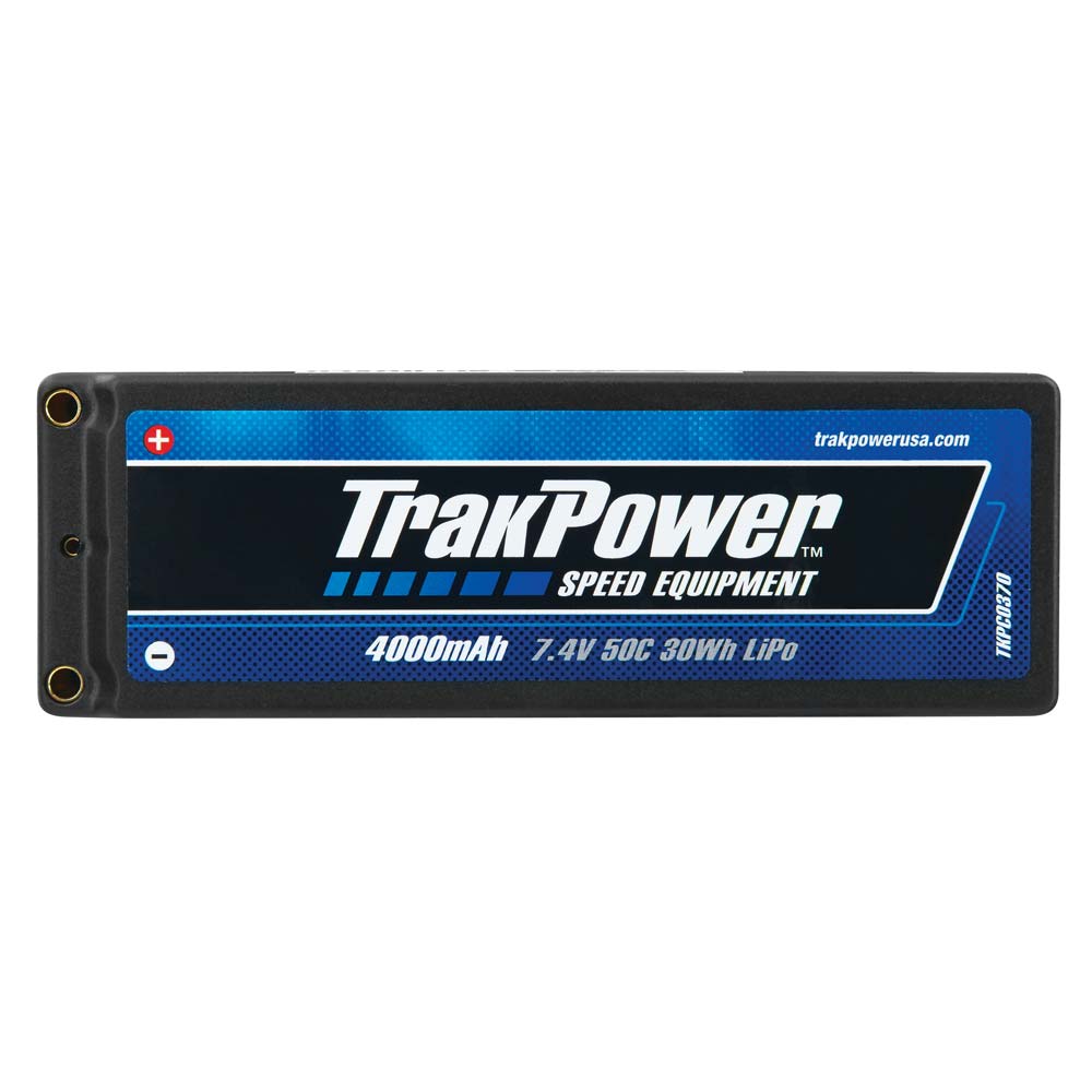 TrakPower LiPo 2S 7.4V 4000mAh 50C Hard Case 4mm