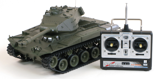 Bulldog 1/16th Smoking Radio Controlled (RC) Tank