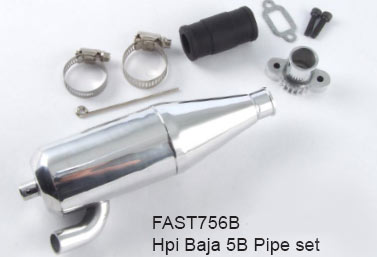 Εξάτμιση Συντονισμένη (Tuned Exhaust Pipe) για HPI Baja