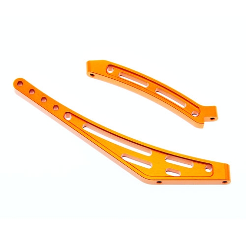HOBAO HYPER SS CAGE TRUGGY CNC F/R CHASSIS STIFFENER SET