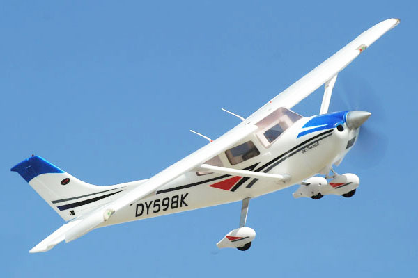 Dynam Cessna Sky Trainer RTF 1280mm with 2.4ghz Radio System - Πατήστε στην εικόνα για να κλείσει