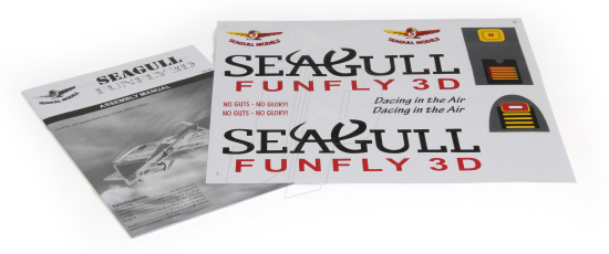 SEAGULL FUNFLY 3D AIRPLANE (SEA-40) - Πατήστε στην εικόνα για να κλείσει