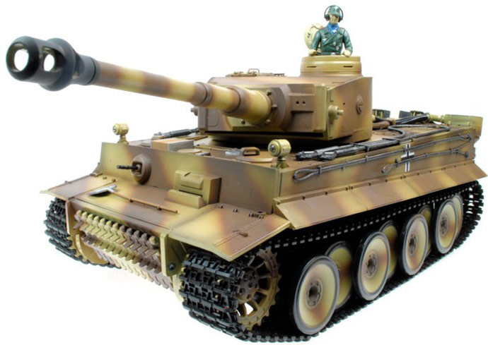 Taigen Hand Painted RC Tank - Tiger I - Πατήστε στην εικόνα για να κλείσει