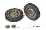 ROC HOBBY 1:6 1941 MB SCALER FRONT WHEELS ASSEMBLY (1 PAIR) (image for) ROC HOBBY 1:6 1941 MB SCALER FRONT WHEELS ASSEMBLY (1 PAIR)