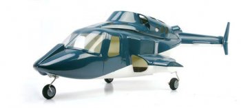(image for) Air Wolf Scale Cabin for Belt-CP (Blue)
