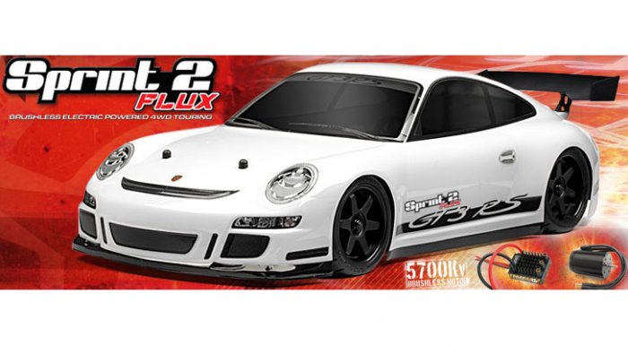 (image for) HPI Sprint 2 Flux, Porsche 911 GT3 RS, RC CAR