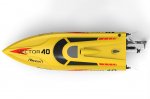 (image for) VOLANTEX VECTOR 40 BRUSHED RC BOAT RTR - YELLOW