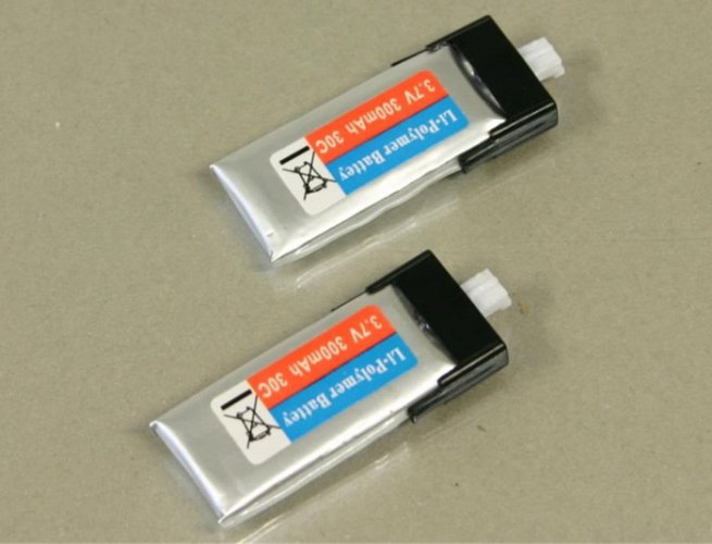 (image for) HiSKY FBL100 LIPO BATTERY 3.7V 300mAh 30C (2)