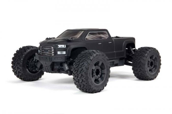 (image for) ARRMA BIG ROCK 4X4 V4 3S BLX Brushless Monster Truck RTR, Black