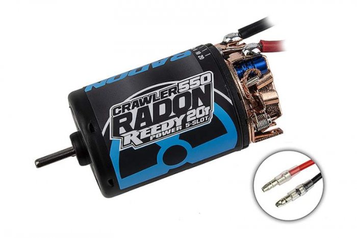 (image for) REEDY RADON 2 CRAWLER 550 20T 5 SLOT 1100KV BRUSHED MOTOR