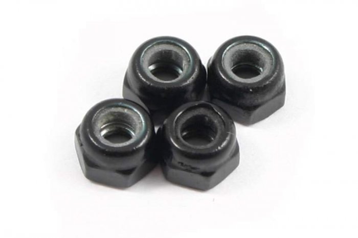 (image for) FASTRAX M3 BLACK LOCKNUTS