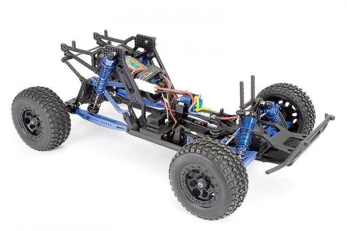 FTX ZORRO 1/10 TROPHY TRUCK EP BRUSHED 4WD RTR - BLUE - Click Image to Close