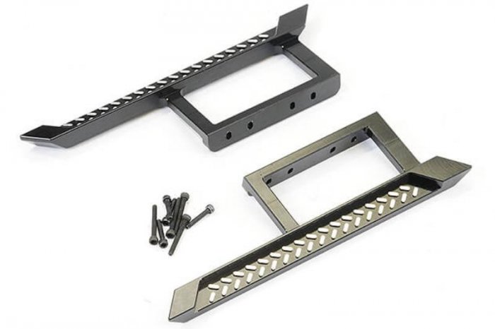 (image for) FASTRAX AXIAL SCX24 ALUMINIUM CNC FLOOR SIDE PLATES JT GLADIATOR