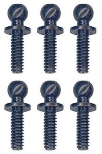 (image for) Ballstud - short black - .300 Inch. Broached