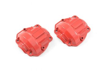 (image for) FTX OUTBACK FURY ALLOY AXLE BOX COVER RED (2PCS)