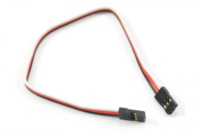 (image for) ETRONIX 20CM 22AWG EXTENSION WIRE W/2 JR MALE CONNECTOR